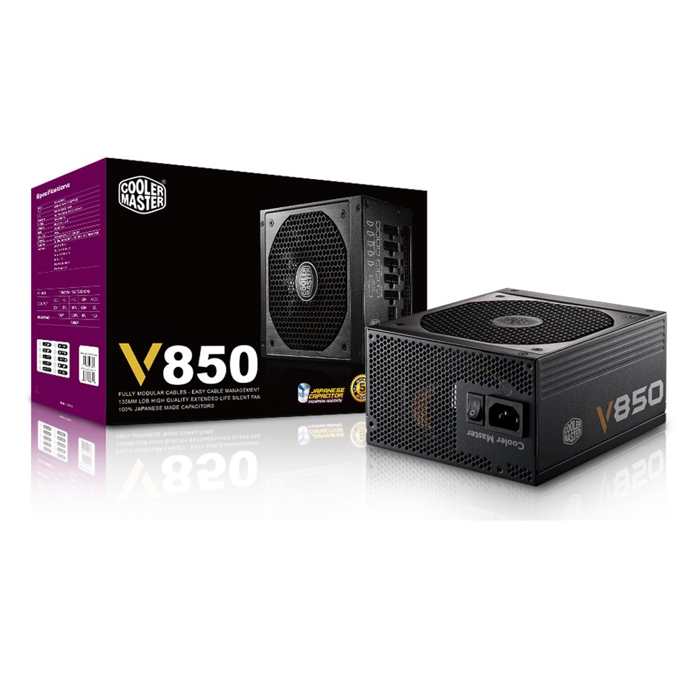 PSU COOLER MASTER V850 80+ GOLD FULL MODULAR